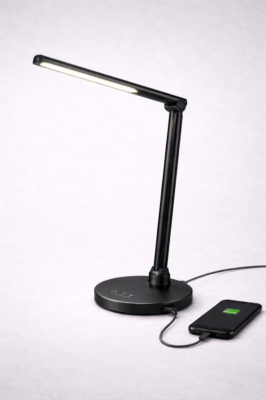 LED Desk Lamp with USB Charging Port