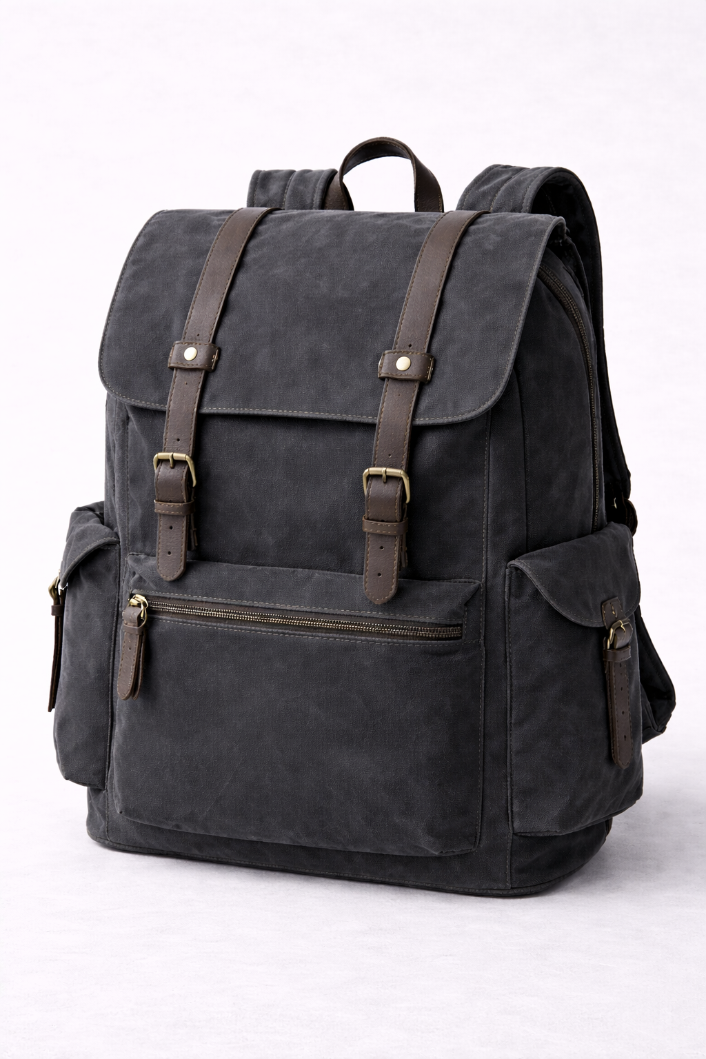 Waxed Canvas Laptop Backpack